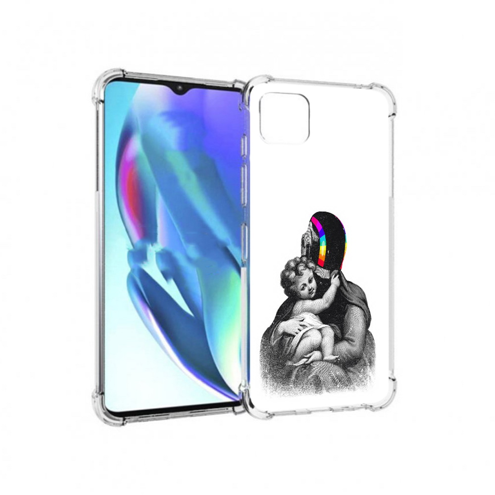 

Чехол MyPads Tocco для Motorola Moto G50 защитник в шлеме (PT227066.350.350), Прозрачный, Tocco