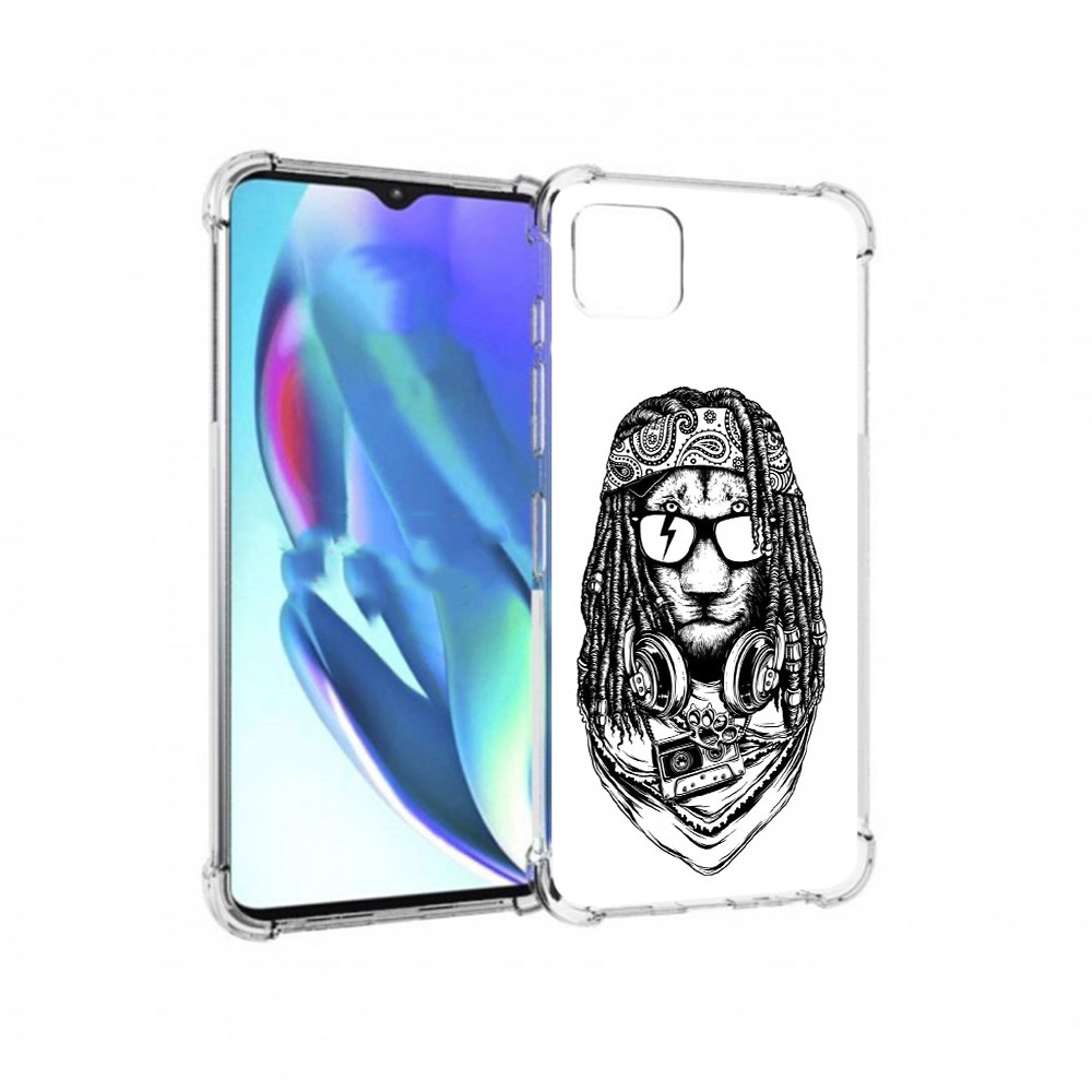 

Чехол MyPads Tocco для Motorola Moto G50 дреды льва (PT227066.350.338), Прозрачный, Tocco