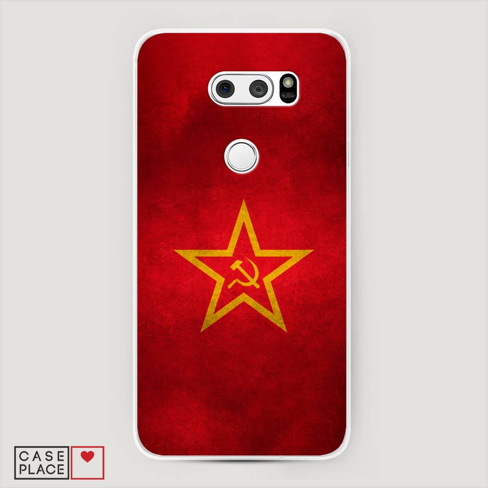 фото Чехол awog "красное знамя" для lg v30