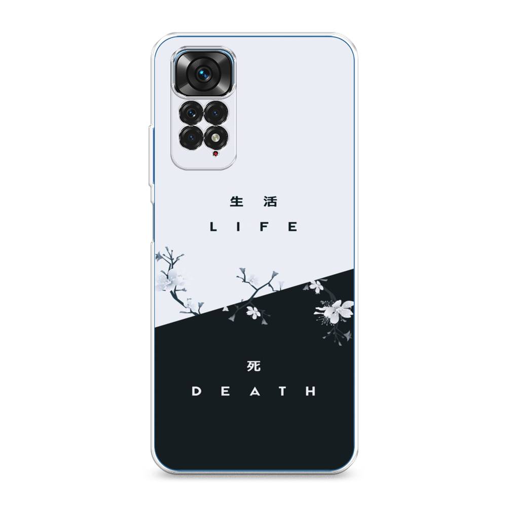 фото Силиконовый чехол "life and death" на xiaomi redmi note 11s awog