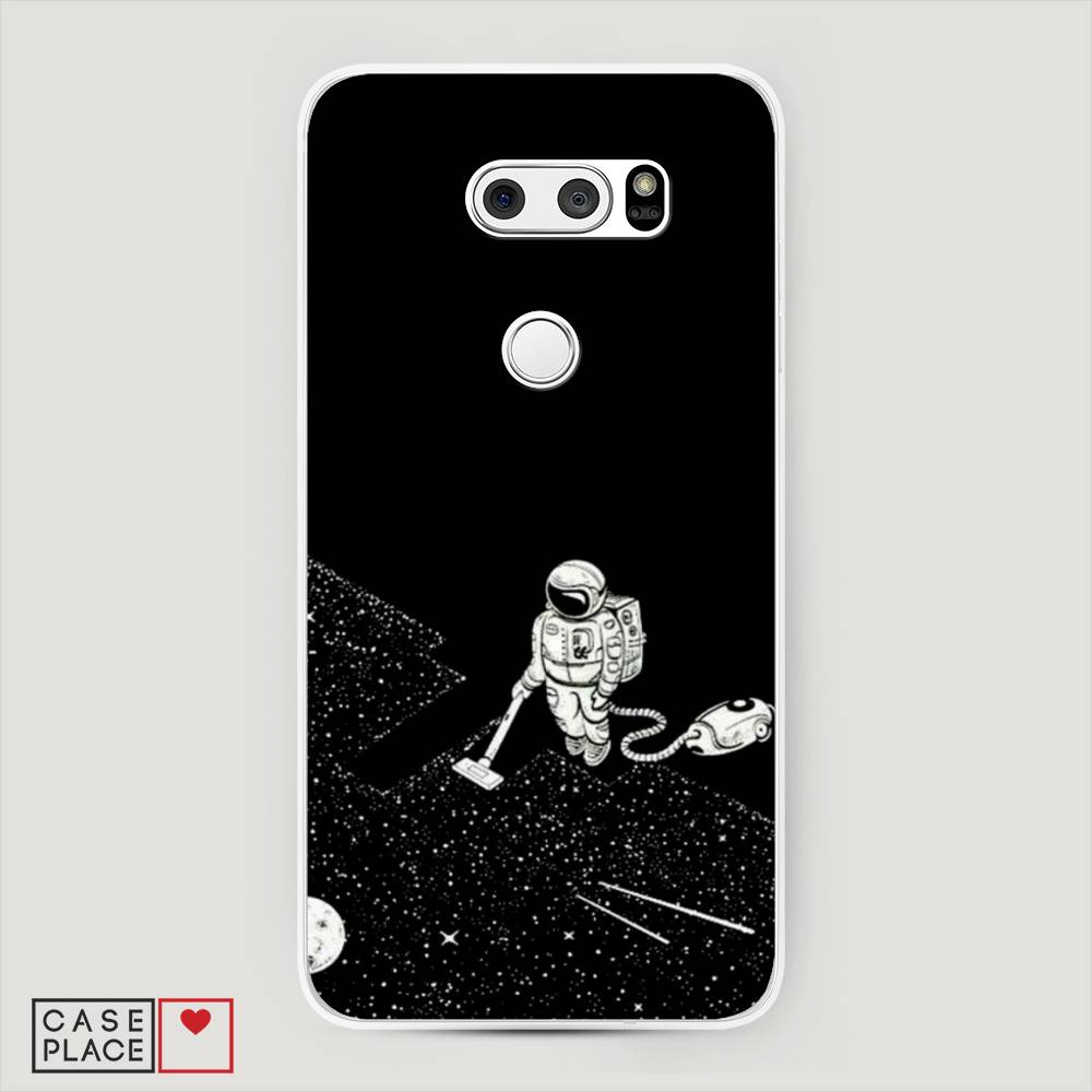 фото Чехол awog "космонавт с пылесосом" для lg v30