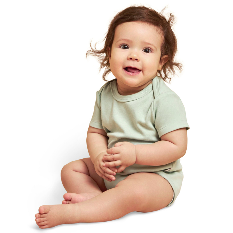 

Детское боди д/новорожд. с коротким рукавом loombee арт. С-ER-7598-80 зеленый р.80, С-ER