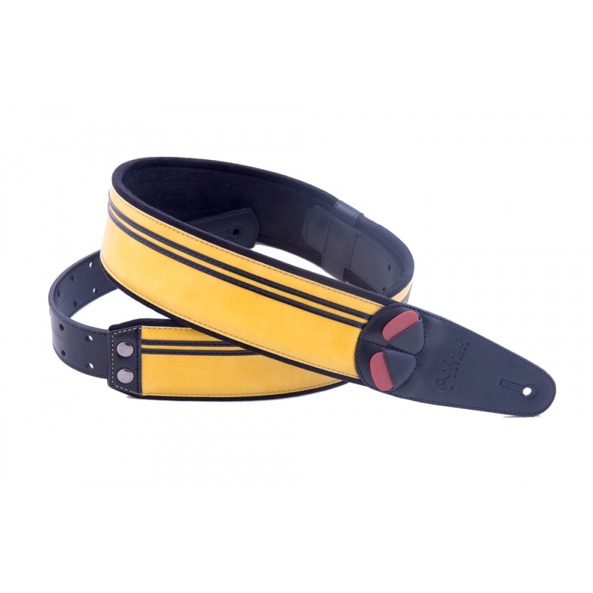 Ремень для гитары RightOn Straps 8401070110033 Steady Mojo Race Yellow 4275₽