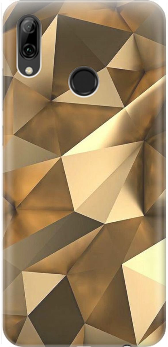 

Чехол на Honor 10 Lite/Huawei P Smart (2019) "Бронзовые грани", Коричневый, 1460