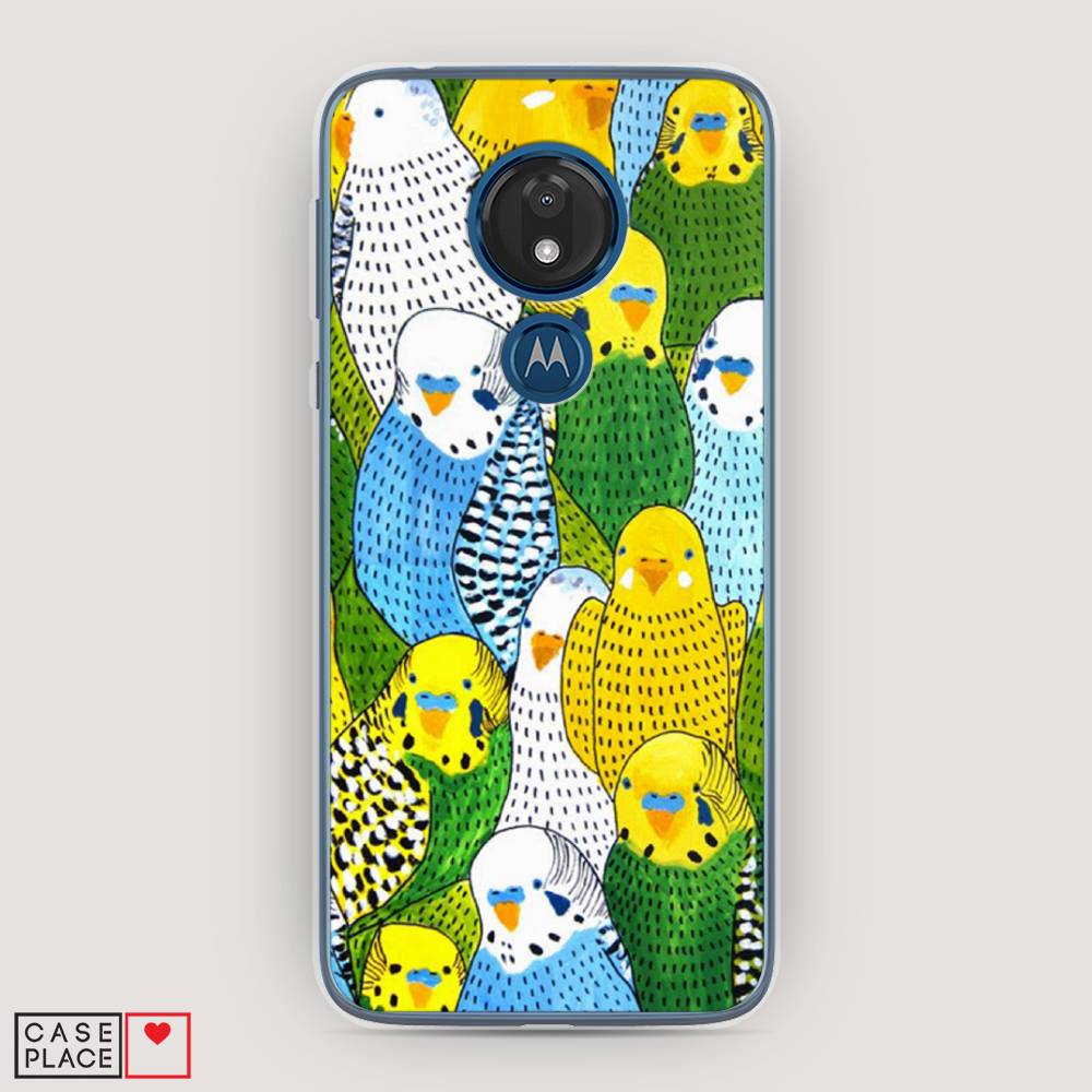 

Чехол Awog на Motorola Moto G7 / Моторола Мото G7 "Попугаи", Разноцветный, 241150-1