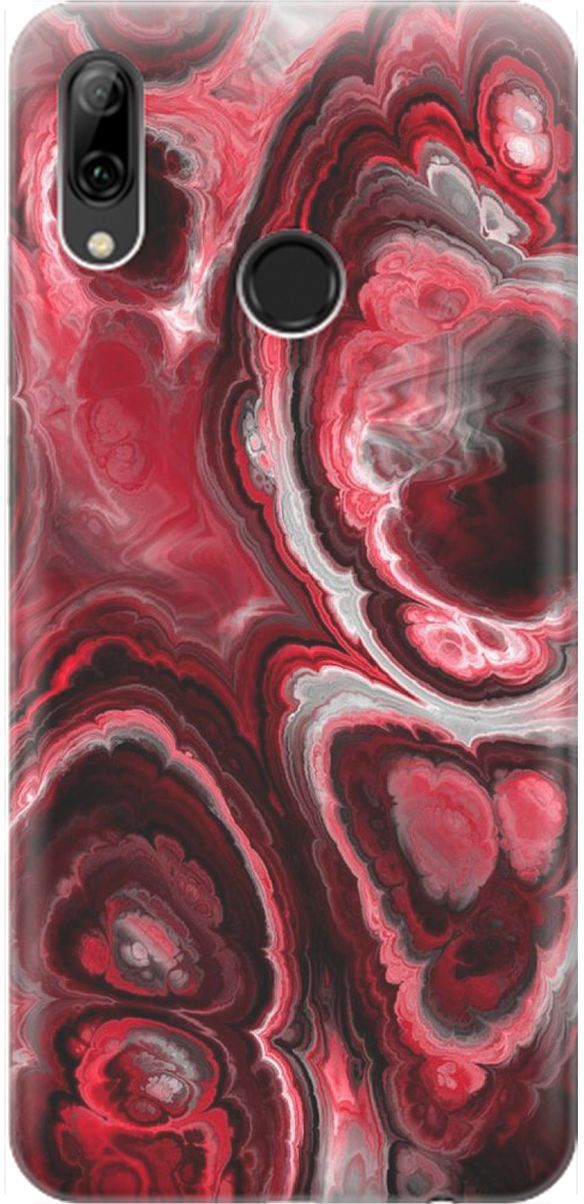 

Чехол на Honor 10 Lite/Huawei P Smart (2019) "Гранатовые краски", Красный, 1460