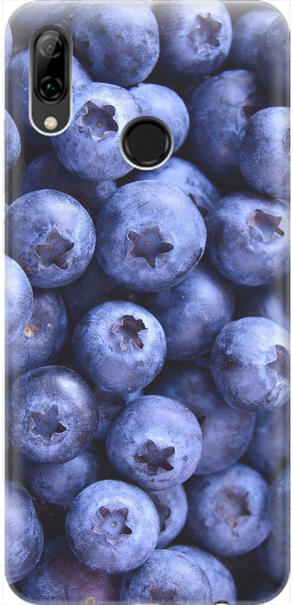 

Чехол на Honor 10 Lite/Huawei P Smart (2019) "Ягодки", Синий;фиолетовый, 1896