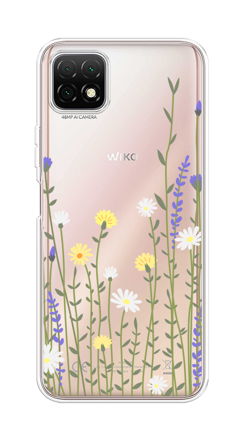 

Чехол на Wiko T3 "Ромашка и лаванда", Зеленый;желтый;прозрачный, 3400150-1