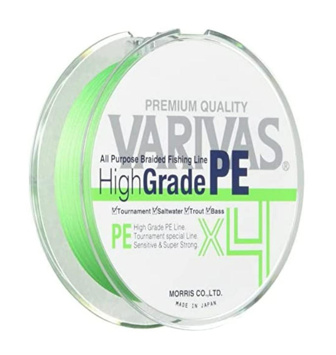 фото Шнур плетеный varivas pe 4 high grade pe x4 150 m green #2 30 lb