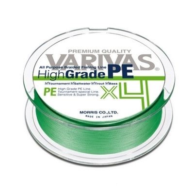 Шнур плетеный Varivas PE 4 High Grade PE X4 150 m Green 2 30 LB 2200₽