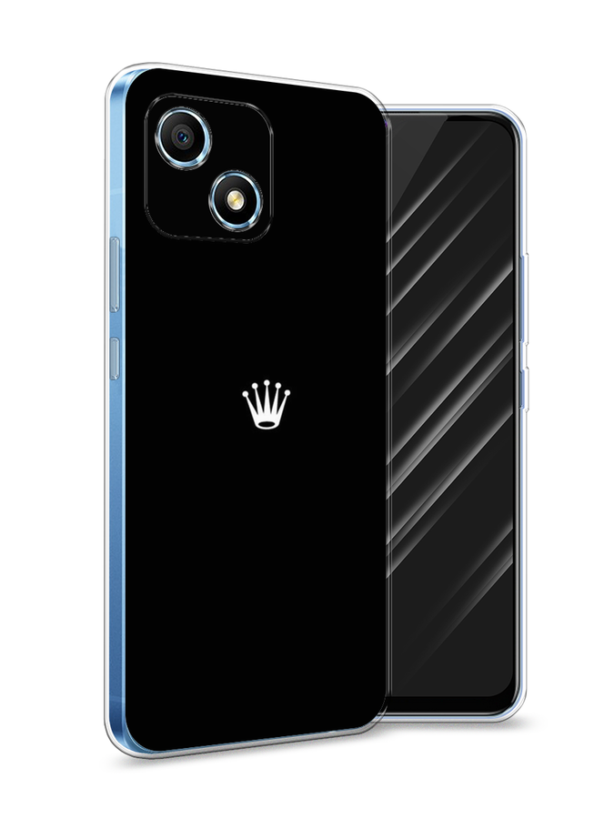 

Чехол Awog на Honor Play 30 "Белая корона на черном фоне", Разноцветный, 6108750-7