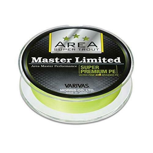 Шнур плетёный Varivas PE Super Trout Area Master Limited SUPER PREMIUM PE 75m Green #0.175