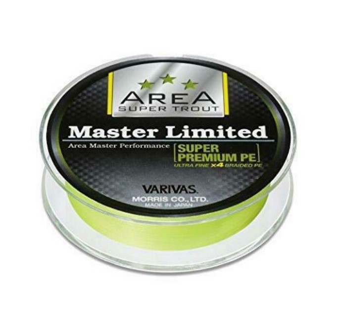 Шнур плетёный Varivas PE Super Trout Area Master Limited SUPER PREMIUM PE 75m Green #0.15