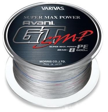 Шнур плетёный Varivas PE Avani GT SMP 600m #8 120lb