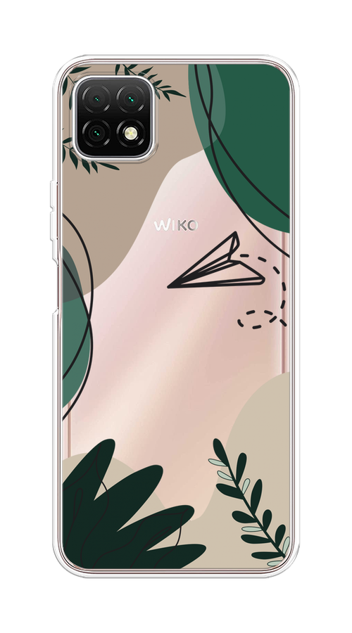 

Чехол на Wiko T3 "Secret Garden", Зеленый;бежевый;черный, 3400150-1