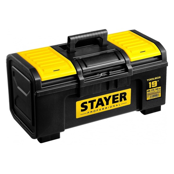 Пластиковый ящик для инструмента STAYER Professional TOOLBOX-19 38167-19 ящик для инструмента stayer toolbox 16 пластиковый professional 38167 16