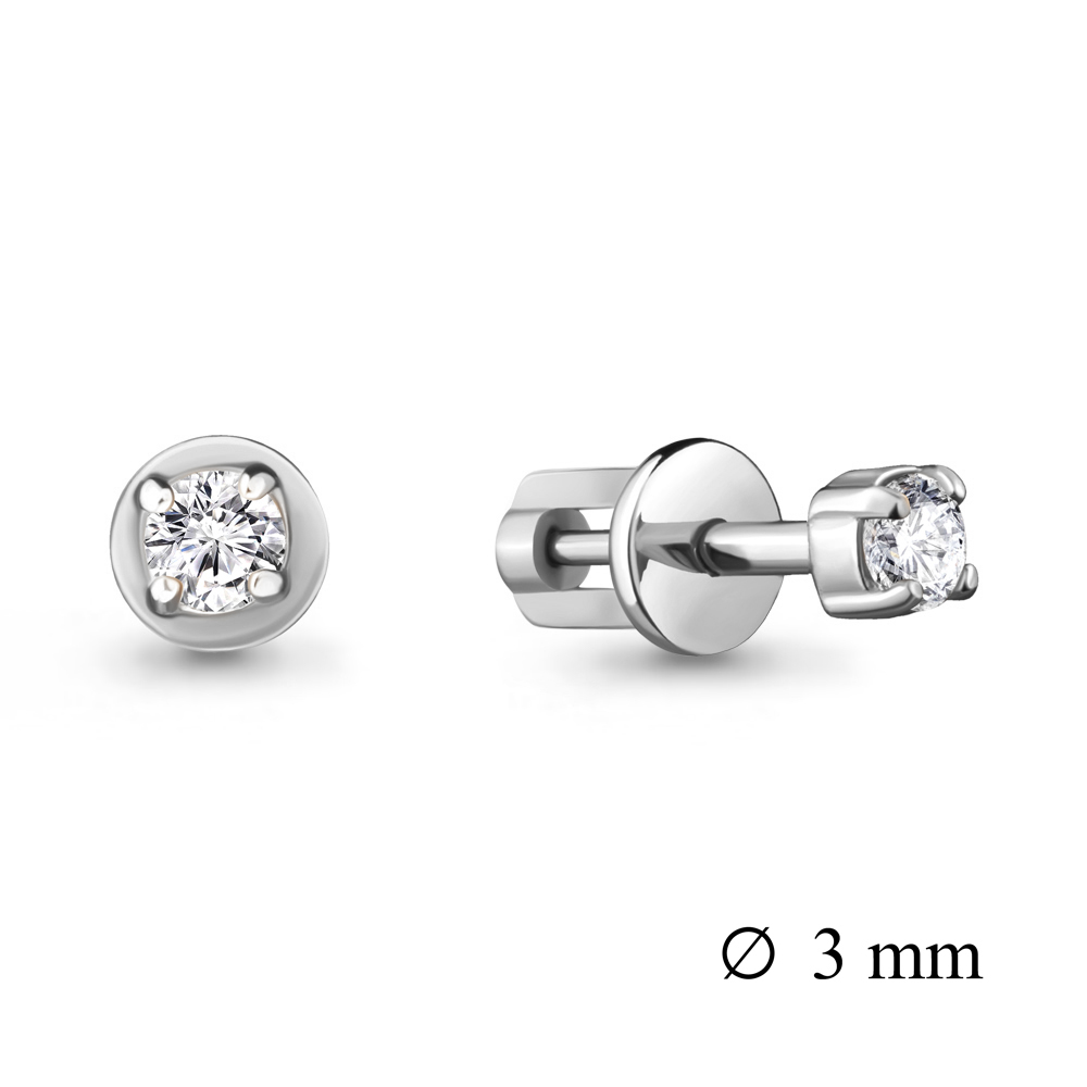 

Серьги из серебра с фианитом Aquamarine Aquamarine 420861А_925_р, 420861А_925_р