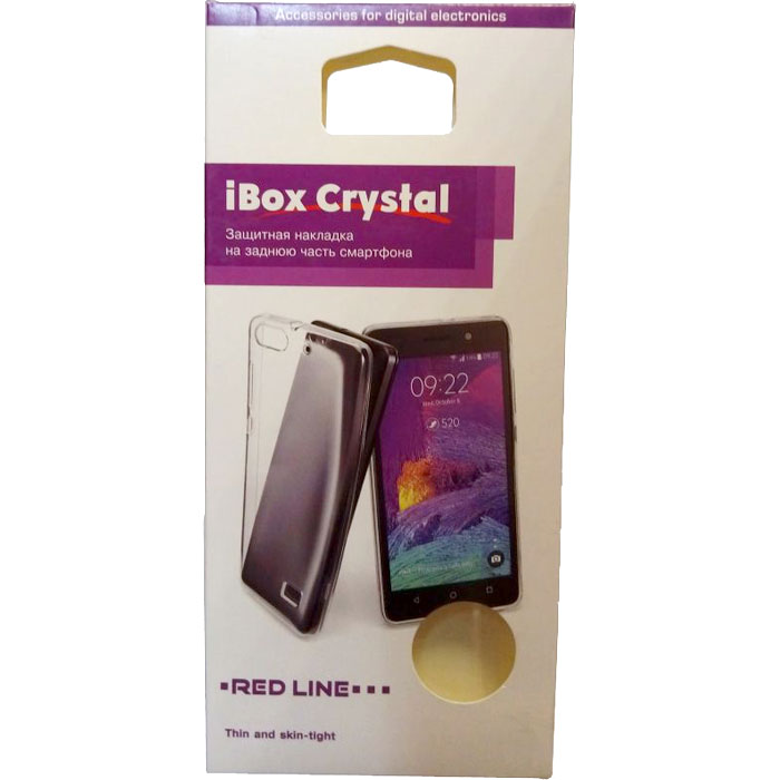 фото Чехол для bqs-5505 amsterdam ibox crystal, силикон, прозрачный