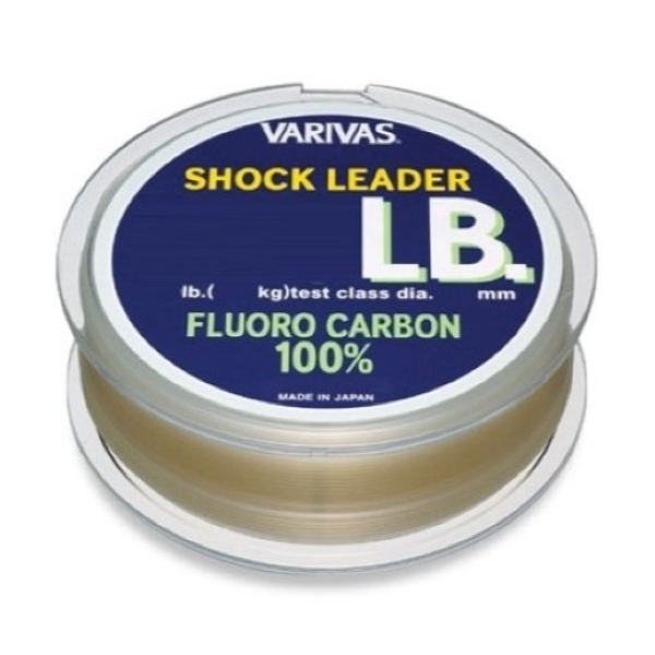 

Лидер флюорокарбон Varivas Shock Leader Fluoro 30m 100lb (#30) 0.88mm, Прозрачный, Shock Leader Fluoro