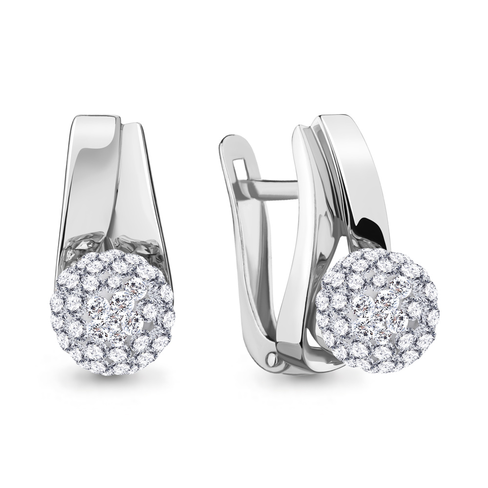 

Серьги из серебра со стеклом Aquamarine Aquamarine 41496_925_р, 41496_925_р