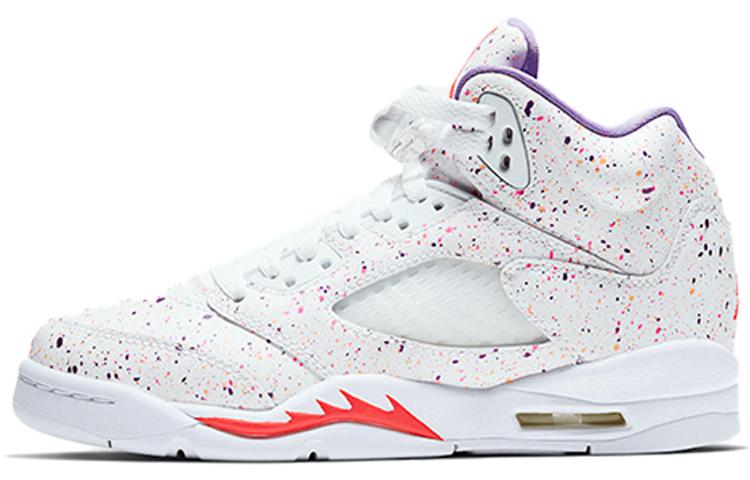 

Кеды унисекс Jordan Air Jordan 5 Easter GS белые 36 EU, Белый, Air Jordan 5 Easter GS