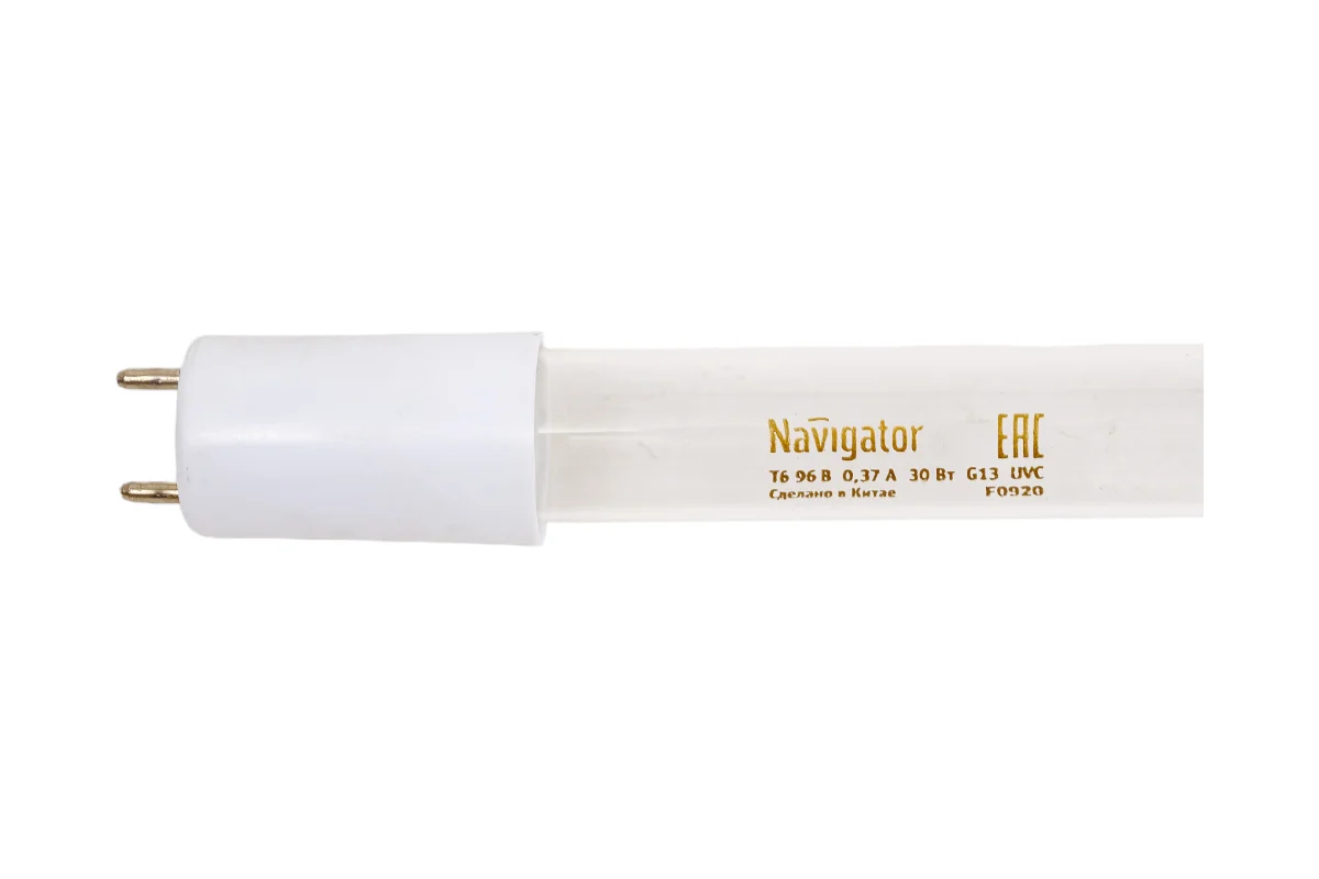 Лампа бактерицидная Navigator 82 326 T6 30 Вт цоколь G13 362₽