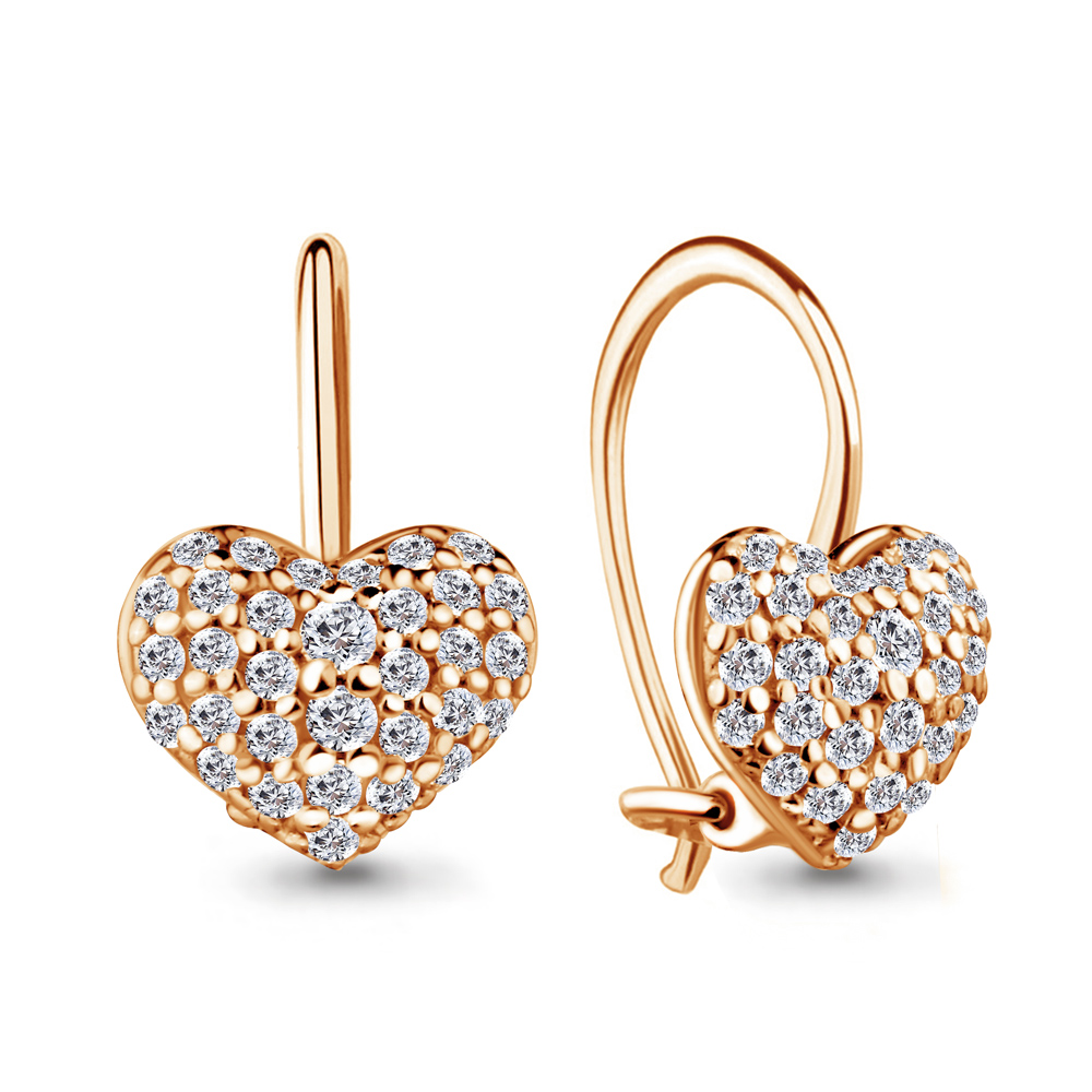 

Серьги из серебра с фианитом Aquamarine Aquamarine 40976А_925_з, 40976А_925_з