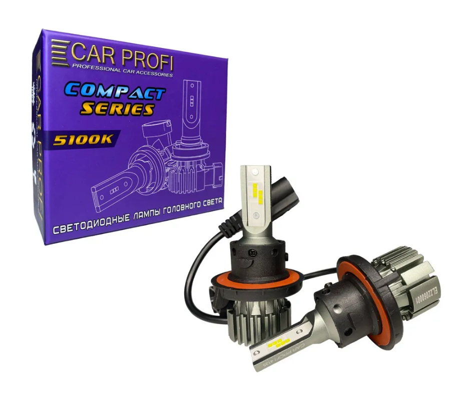 Светодиодные лампы CARPROFI CP-B7 H13 HI/LOW COMPACT SERIES 5100K