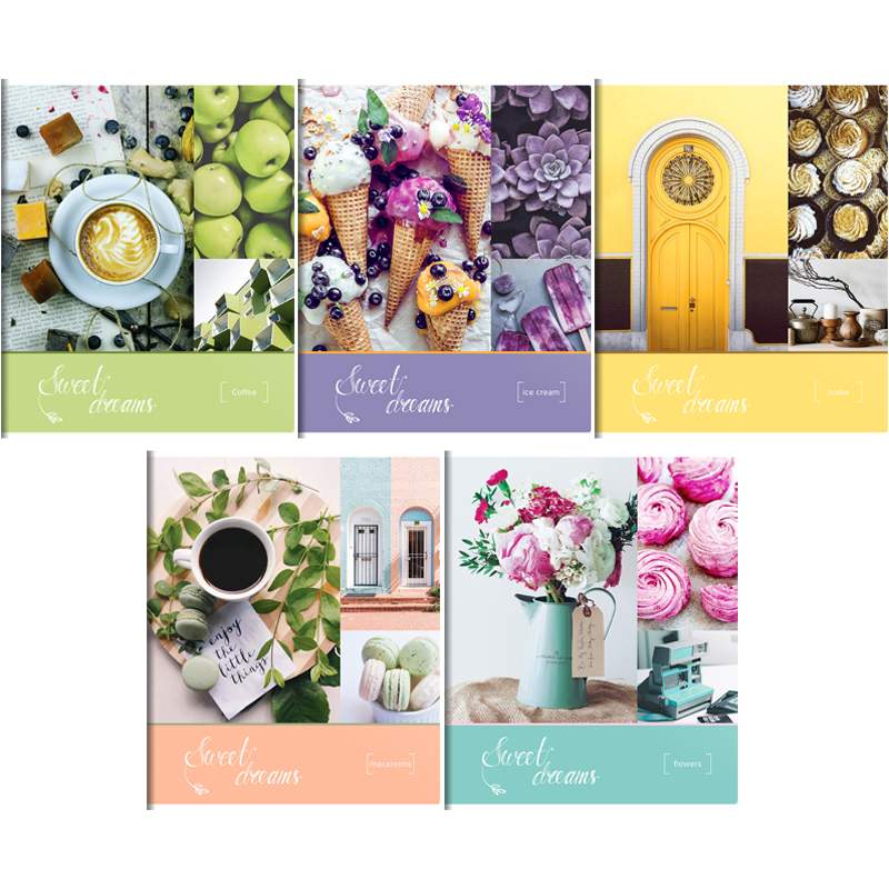 

Тетрадь 96л., А5, линия ArtSpace "Стиль. Sweet moments", ВД-лак (арт. 263540) - 10 шт.