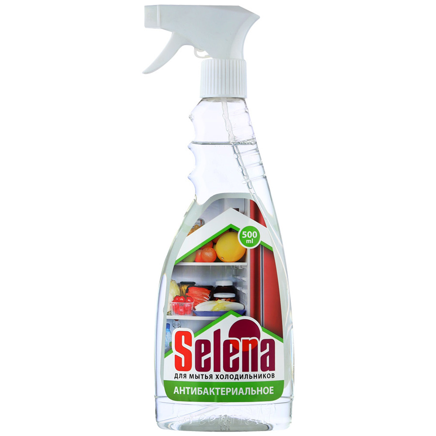 Средство для мытья холодильников Selena антибактериальное 500 мл поглотитель запаха selena для холодильников