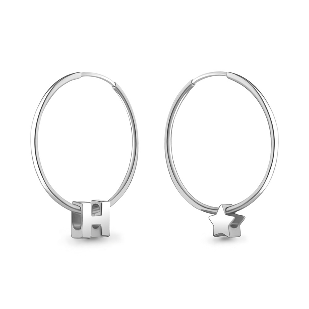 

Серьги из серебра Aquamarine Aquamarine 37029_925_р, 37029_925_р