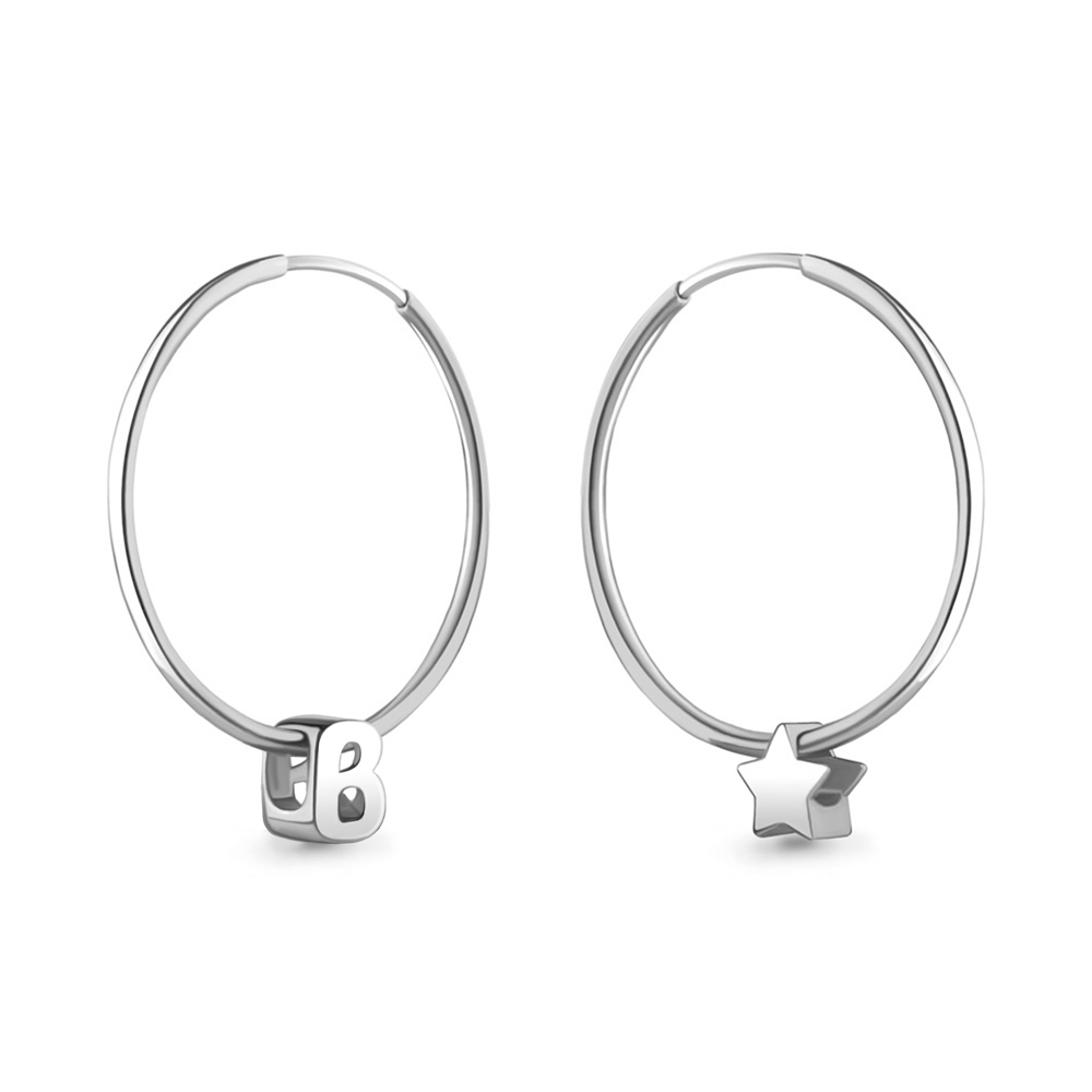 

Серьги из серебра Aquamarine Aquamarine 37026_925_р, 37026_925_р