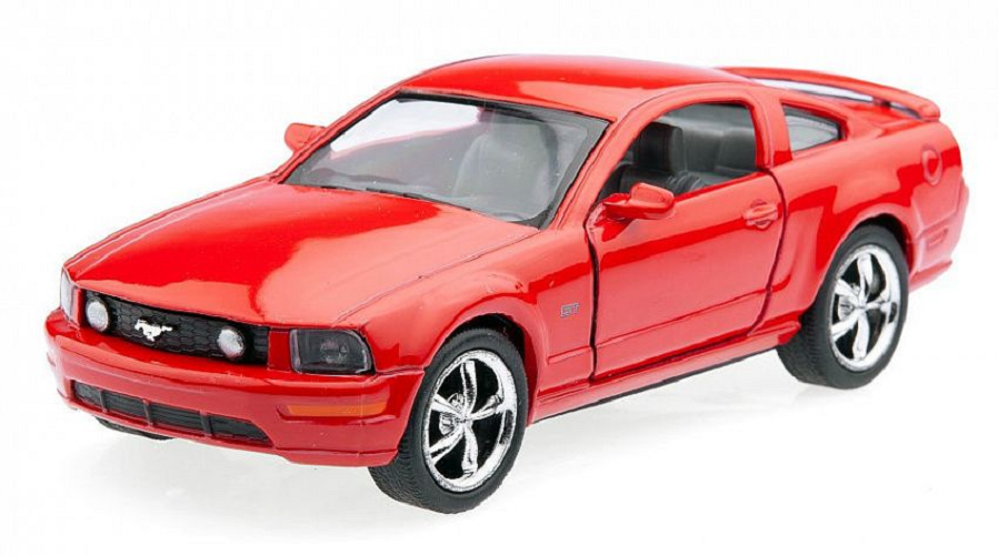 Машинка Kinsmart Ford Mustang GT 2006 1:36 красная KT5091W no box childrens 1 24 scale 1989 ford mustang gt bigtime muscle jada diecasts