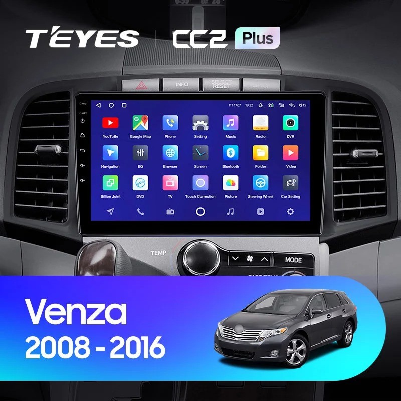Автомобильная магнитола Teyes CC2 Plus 6128 Toyota Venza 2008-2016 3890000₽