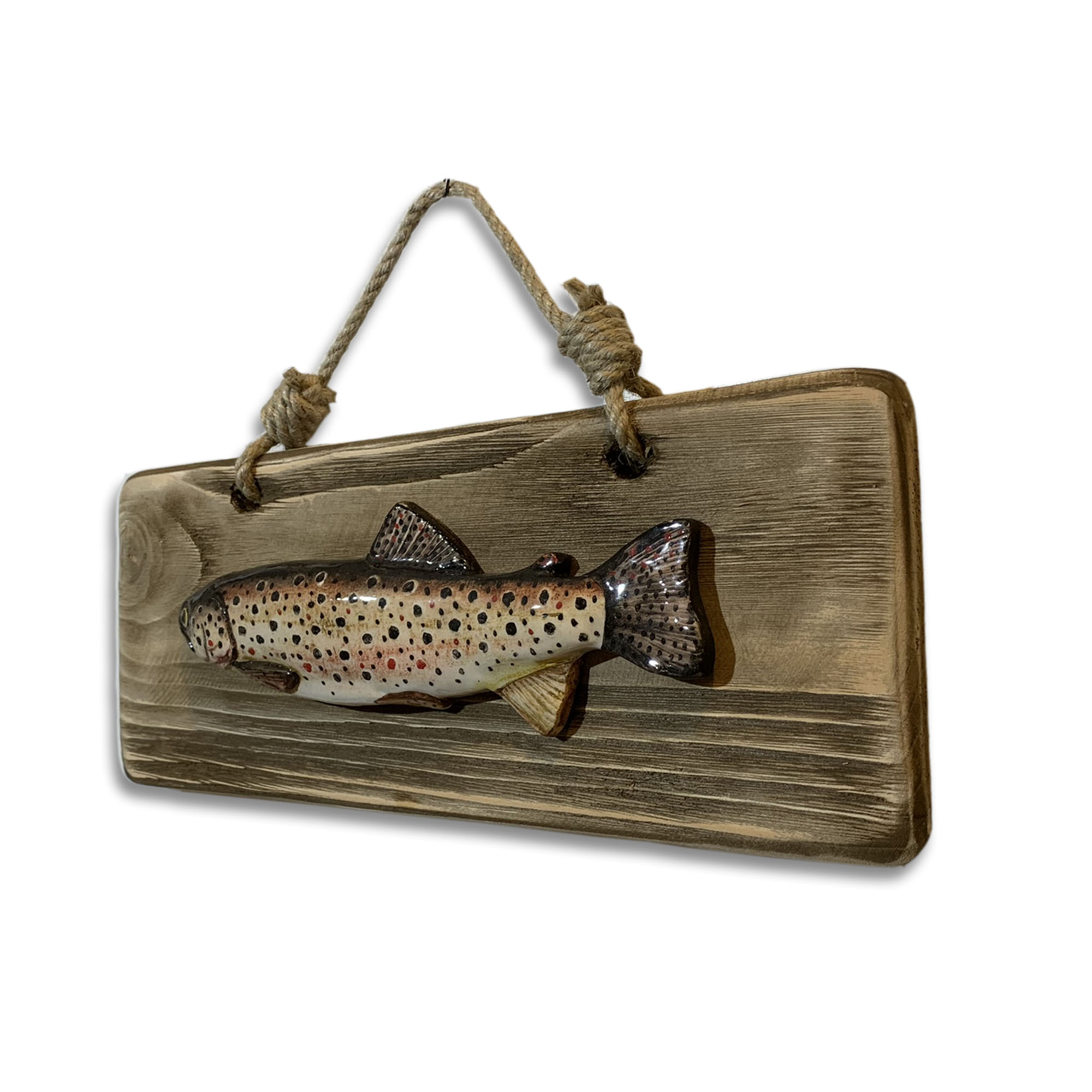 

Статуэтка форели керамическая, Коричневый