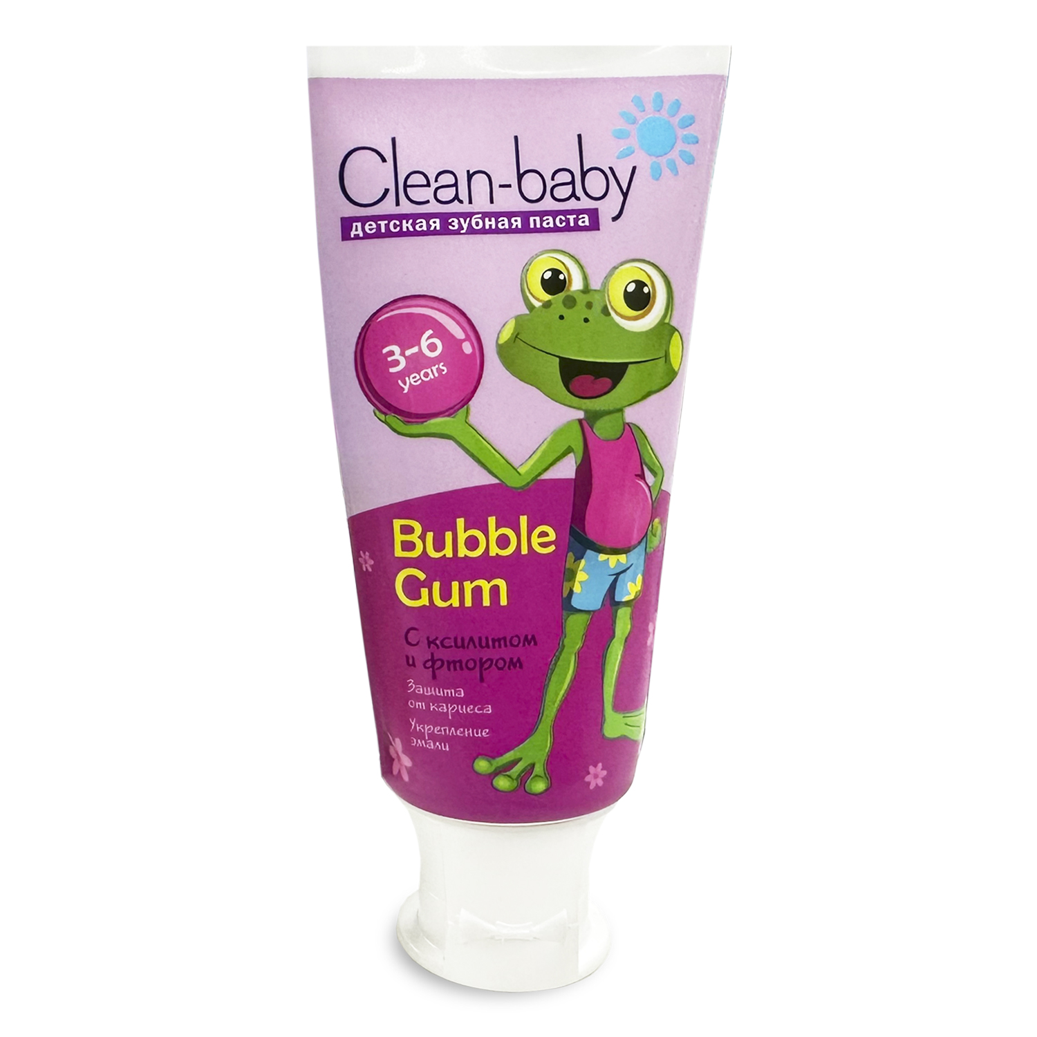 Детская зубная паста Clean-baby, 3-6 лет 50 мл CB002 набор clean baby детская зубная паста 0 3 года 50 мл детская зубная паста 3 6 лет 50 мл