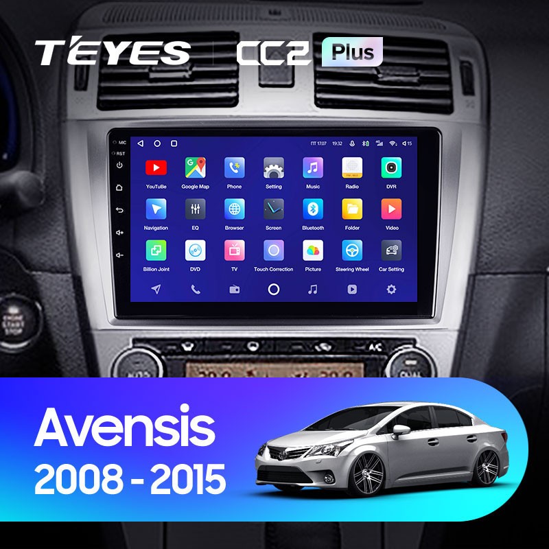 Автомобильная магнитола Teyes CC2 Plus 6128 Toyota Avensis 3 2008-2015 3880000₽