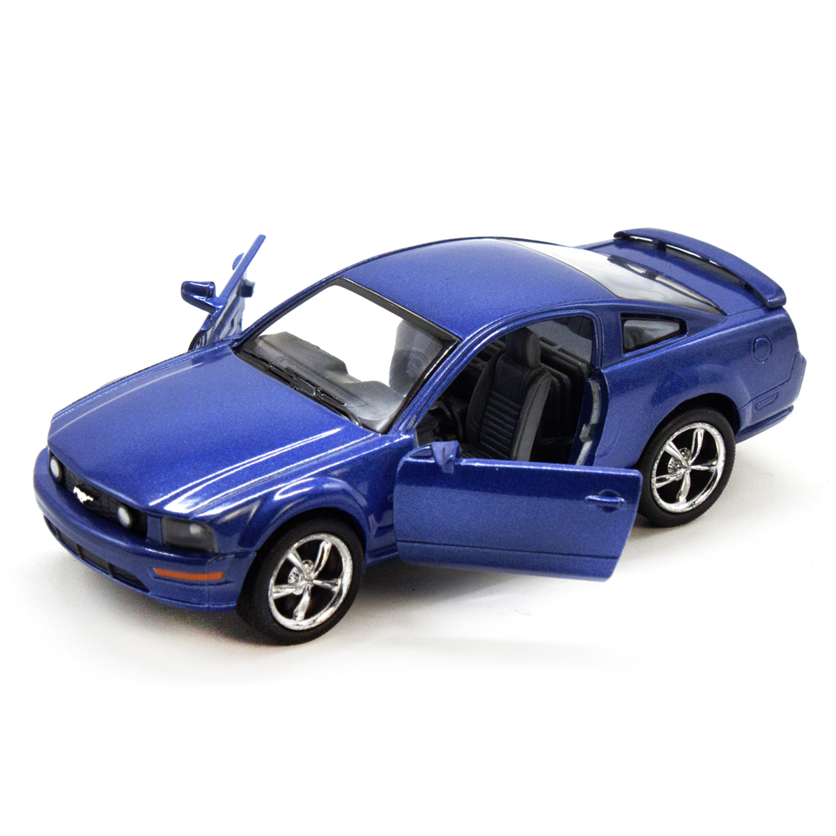 Машинка Kinsmart Ford Mustang GT 2006 1:36 СИНЯЯ KT5091W no box childrens 1 24 scale 1989 ford mustang gt bigtime muscle jada diecasts