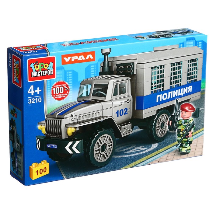 

Конструктор "УРАЛ полиция", 100 дет. 3210-KK
