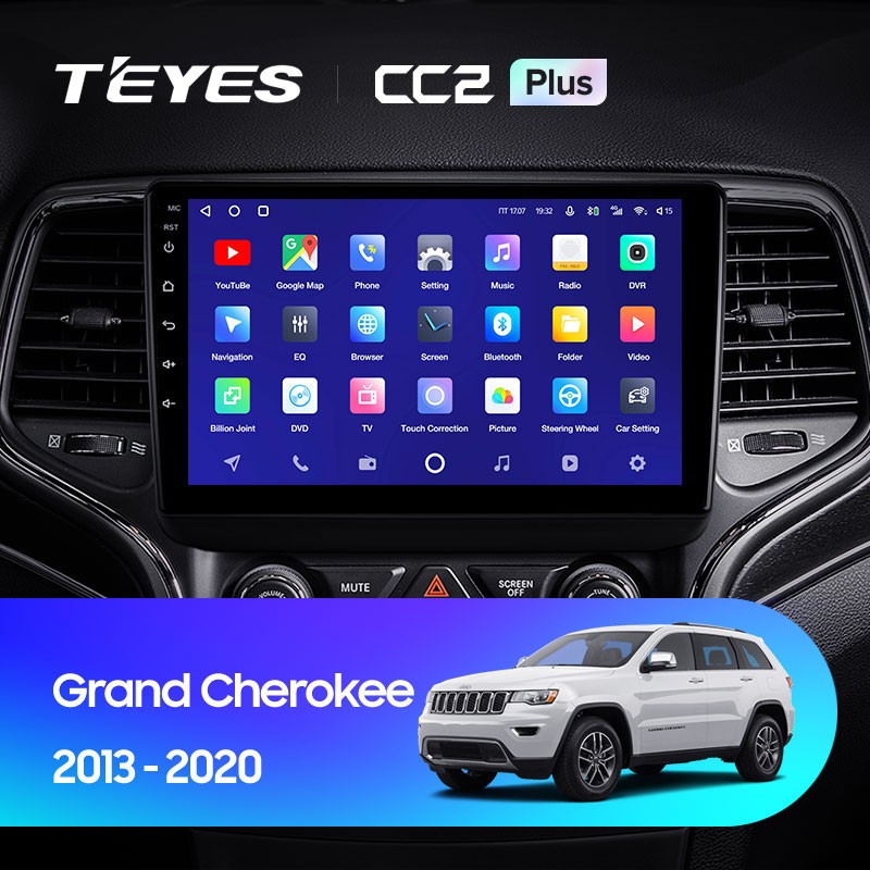 Автомобильная магнитола Teyes CC2 Plus 6128 Jeep Grand Cherokee WK2 2013-2020 4150000₽