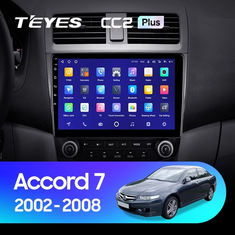 

Автомобильная магнитола Teyes CC2 Plus 6/128 Honda Accord 7 (2005-2008), CC2 Plus