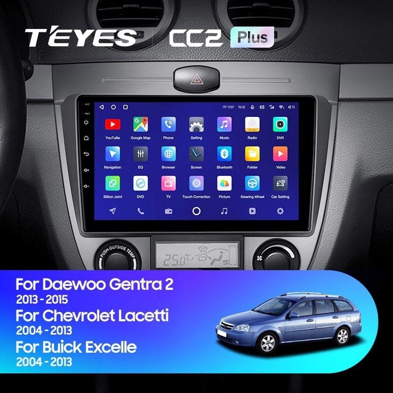

Автомобильная магнитола Teyes CC2 Plus 6/128 Chevrolet Lacetti J200 (2004-2013) F1-B, CC2 Plus