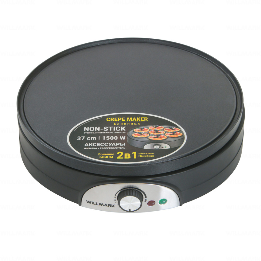 

Блинница WILLMARK WCM-1237 черный, WCM-1237