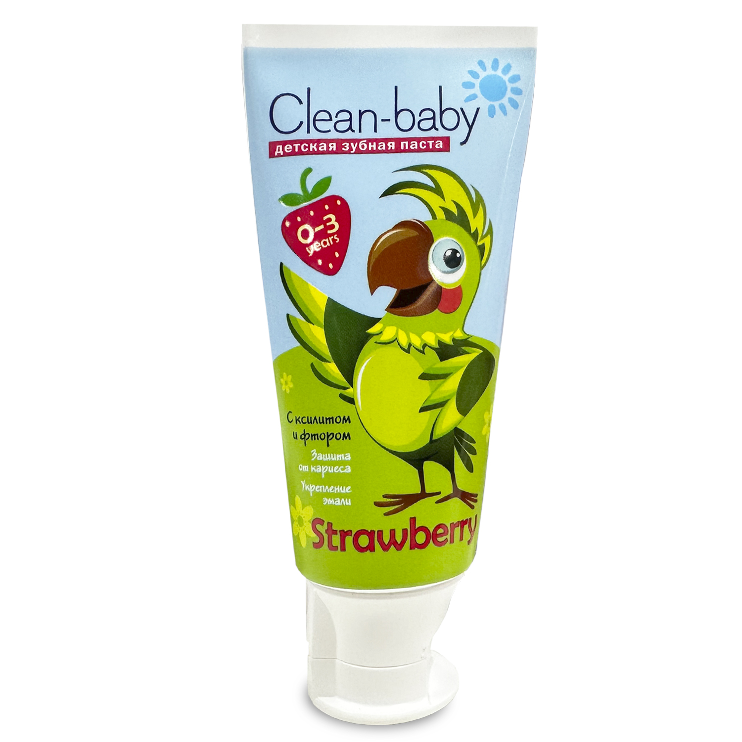 Детская зубная паста Clean-baby, 0-3 года 50 мл CB001 детская зубная паста кao clear clean с мягкими микрогранулами дыня 70 г