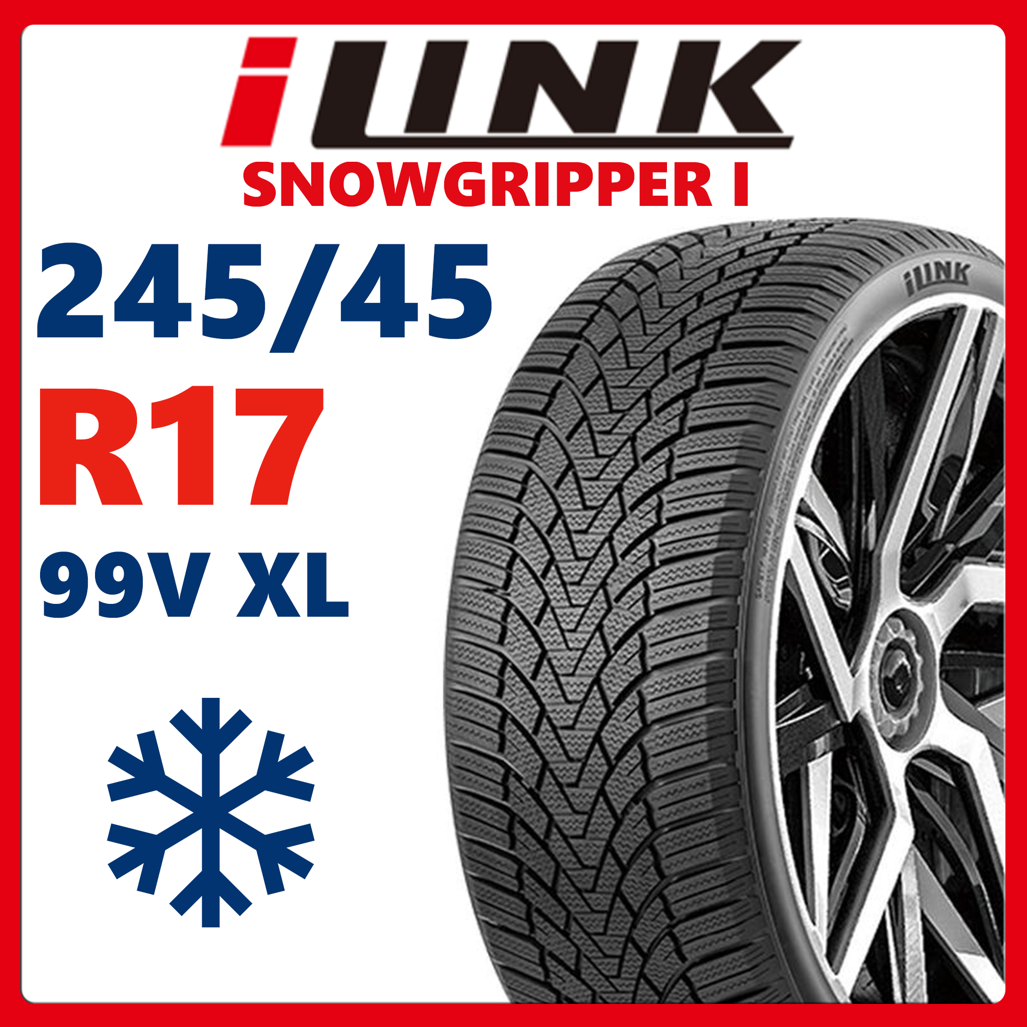 Шины зимние iLink SNOWGRIPPER I 245/45R17 99V XL