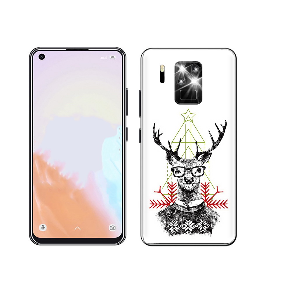 

Чехол MyPads Tocco для Oukitel C18 Pro умный олень, Прозрачный, Tocco