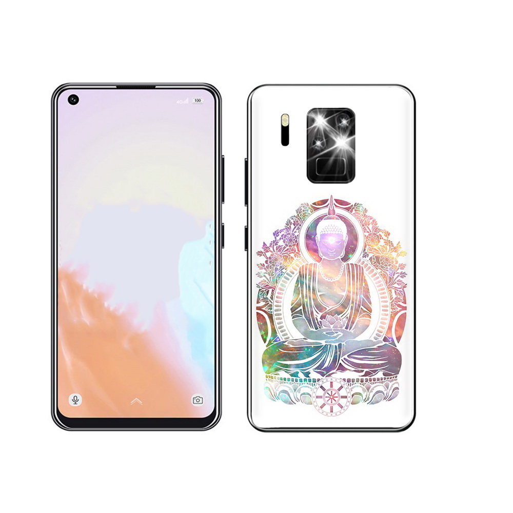 

Чехол MyPads Tocco для Oukitel C18 Pro умный мужчина абстракция, Прозрачный, Tocco