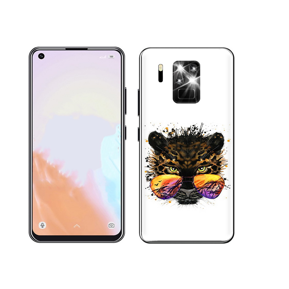 

Чехол MyPads Tocco для Oukitel C18 Pro тропический леопард, Прозрачный, Tocco