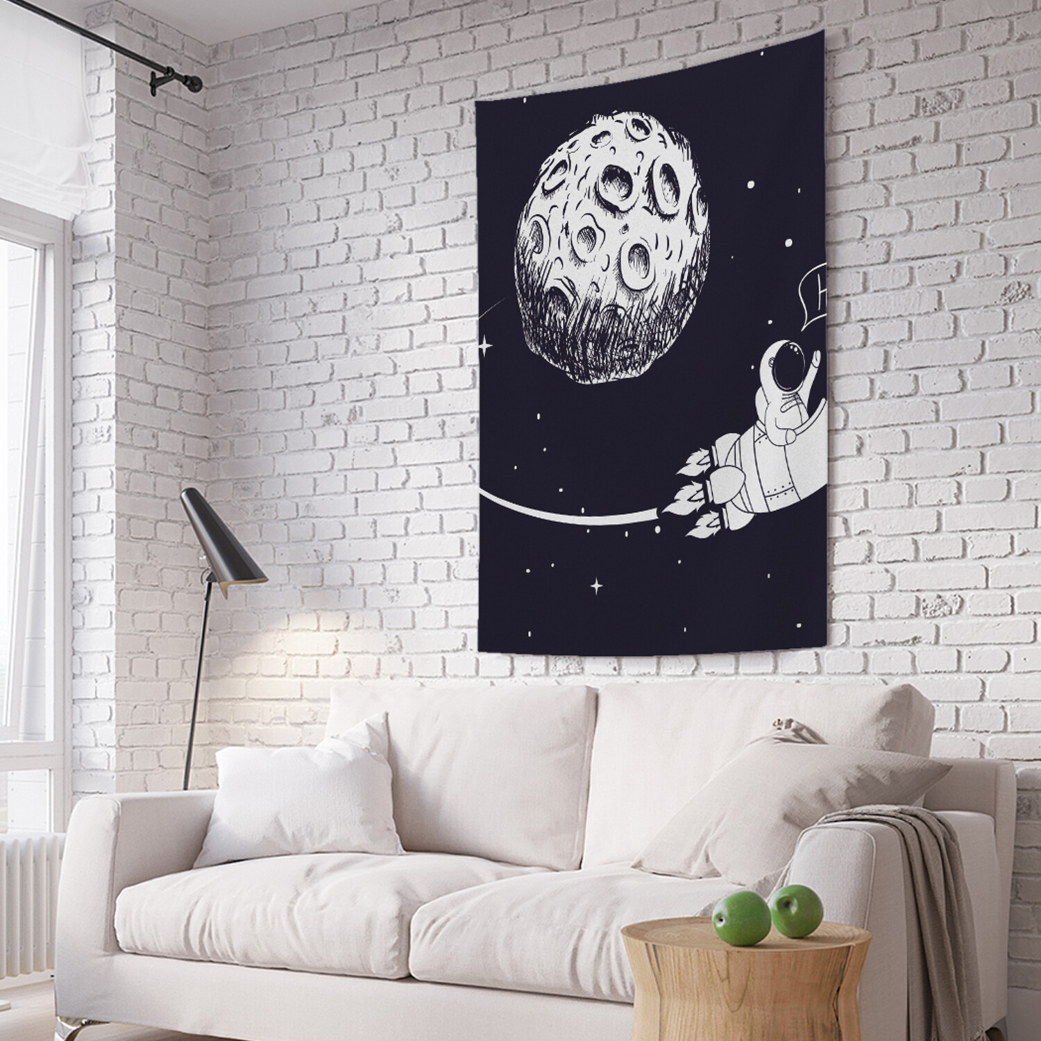 

Вертикальное фотопанно на стену JoyArty Привет из космоса 150x200 см, Привет из космоса
