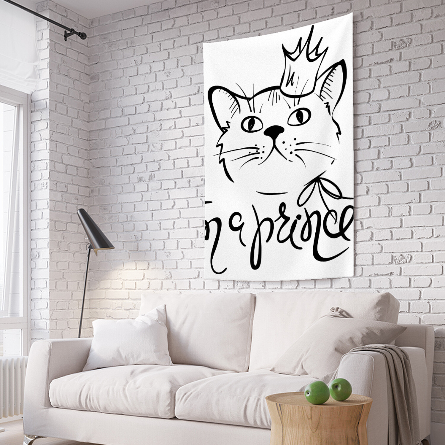

Вертикальное фотопанно на стену JoyArty Кошка принцесса 150x200 см, Кошка принцесса